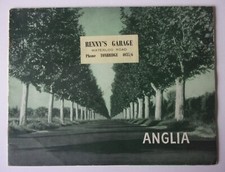 FORD ANGLIA 100E orig 1955 UK Mkt Full 12pp Sales Brochure - inc De Luxe