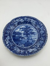 1820  American Historical Plate New York Battery Stevenson