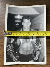 RARE Vintage Original 1950's Wrestling Photo Bill Melby Autographed? Bodybuilder