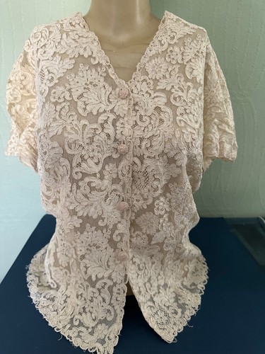 Ancien corsage ivoire - , en