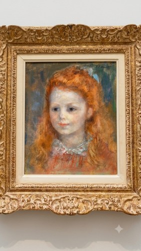 Portrait jeune fille rousse