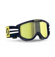 NEW Scott USA Scott 89X Era Goggles Blue /White - Yellow Chrome Adult Motocross