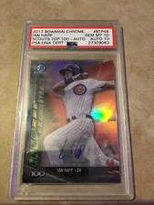 2017 Bowman Chrome Scout 100 Ian Happ Auto 11/50 Psa 10 Pop 1. This Is It!!!