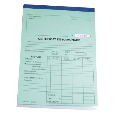 Carnet ramonage diff - carnet, de
