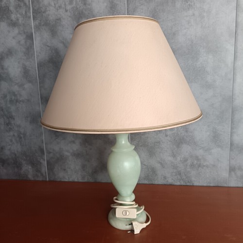 Grande lampe albâtre vert - lampe,