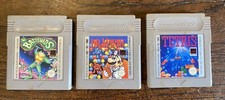 OLD LOT OF 3 GAMES GAME BOY BATTLETOADS DR MARIO TETRIS VINTAGE
