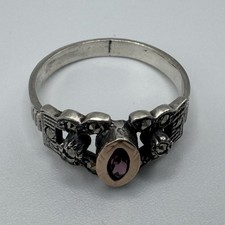 Belle Bague Ancienne argent massif et Pierre