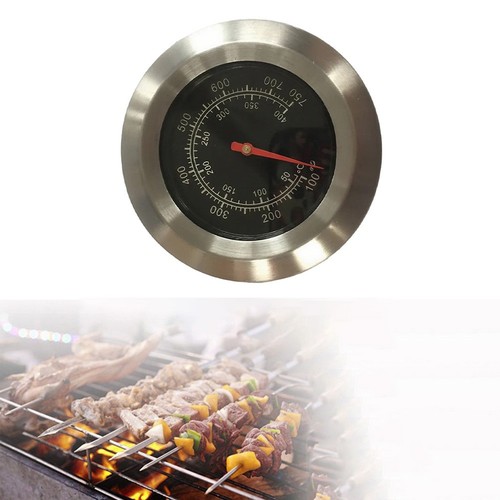 Thermomètre four grill acier - grill,