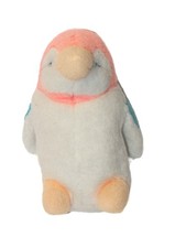 Vintage Peluche Pingouin blanc