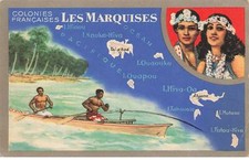 MIKIBP15-033- MARQUESAS ISLANDS FRENCH COLONIES BLACK LION EDITION