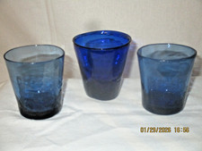 3 ancien Lumignons verre