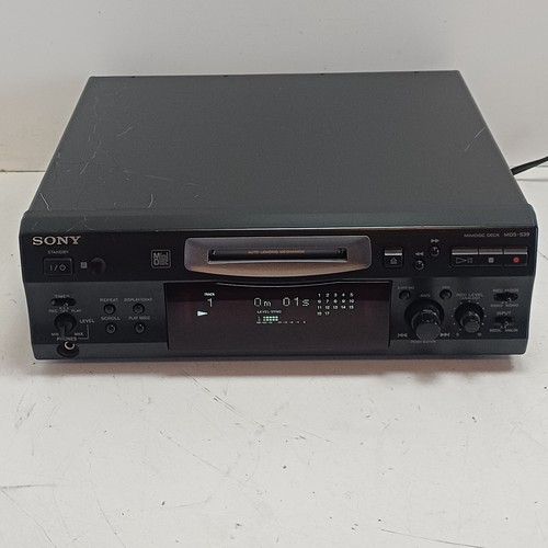 Sony mds s39 minidisc deck - minidisc,
