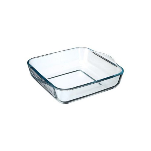 Plat four verre carré - four, "carré"