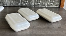 Tupperware 1768, 1769-Set of 3 Ultra 21 Micro/Ovenware, Serving Dish w/ Lids