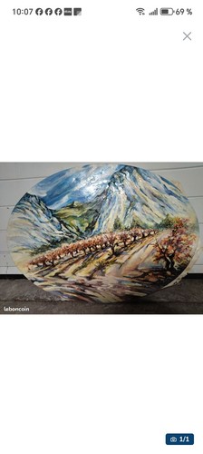 Peinture paysage provence - peinture,