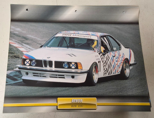 Bmw 635 csi carte fiche - bmw,