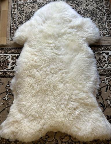 Peau mouton grand tapis - peau,