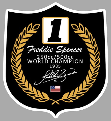 Sticker freddie spencer - freddie,