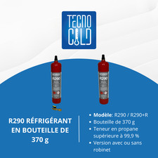 R290 GAZ RÉFRIGÉRANT PROPANE