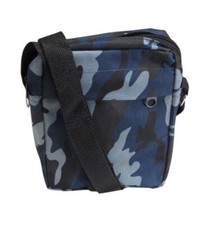 Sacoche Militaire Camouflage, Sac Bandoulière, Style Armée, bleu dominant.