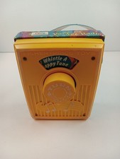Vintage 1977 Fisher Price Music Box Pocket Radio Whistle A Happy Tune Music Box 