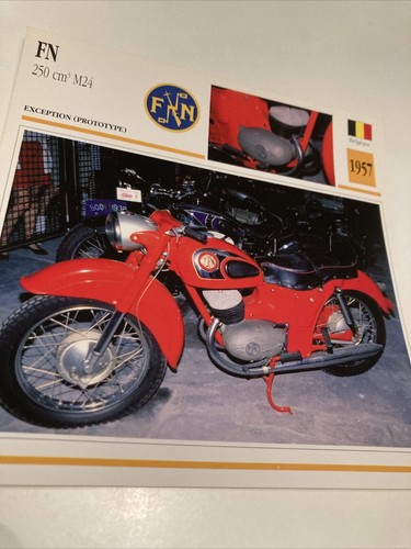 250 m24 1957 carte moto - fn,