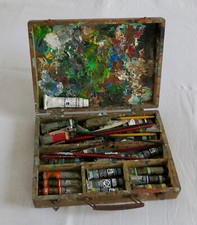 BOITE de PEINTURE, ancienne