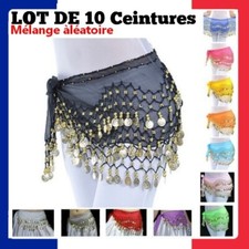Lot de 10 Ceinture de danse orientale & pièces - Vendeur en France - Envoi 24h