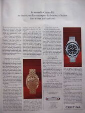 1968 NEW CERTINA SWISS WATCH PRESS AD - ADVERTISING