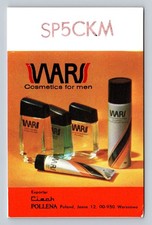 Ham Radio QSL SP5CKM Warsaw Poland 1983 AM CW SSB Dipole Antenna