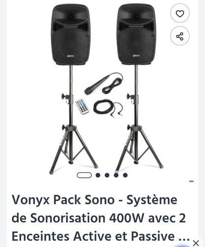Vonyx vps082a pack - pack, sono
