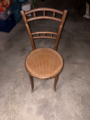 Chaise bois courbé marron