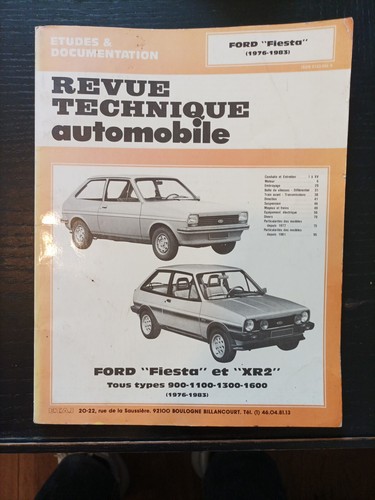 Revue technique ford fiesta - revue,
