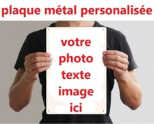 PLAQUE MÉTAL décorative