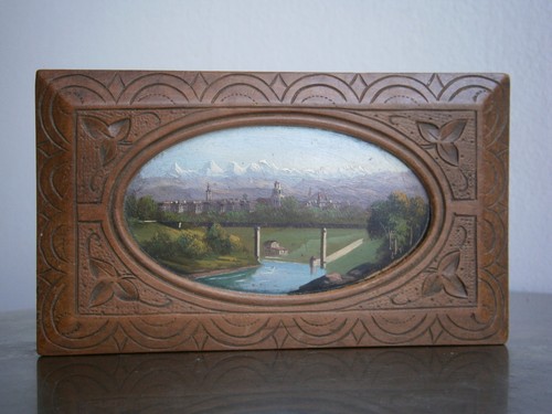 Boite 1890 peinture - boite, c-1890
