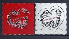 France 2 Timbres Neuf** Coeur