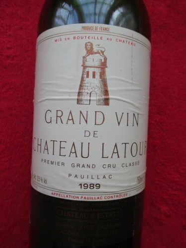 Château latour 1989 bouteille - latour,