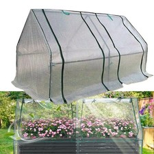 Mini serre verte maison sur��lev��e lit de jardin PVC PE housse de protection ��