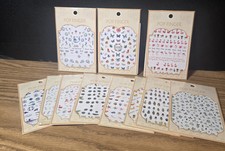 NEW. Self-Adhesive Nail Art Manicure Stickers. 11 Sheets. Summer Theme.