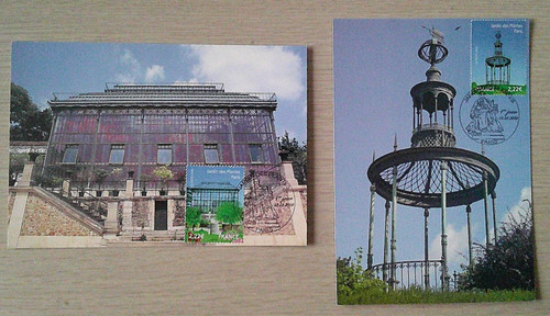 Cartes 1er jour 2009 jardin - cartes,