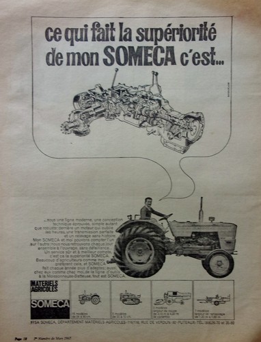 Publicite papier tracteur - papier,