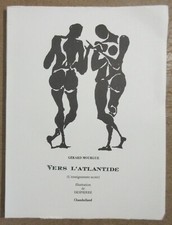 Gerard Mourgue To ATLANTIS Troubles by Jacques Despierre Dedication Poetry