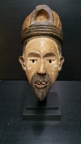 Masque rituel congo bois - rituel,
