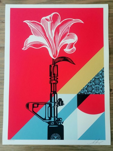 Shepard fairey ar 15 - fairey,