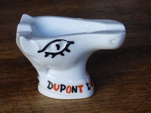 Cendrier porcelaine forme - cendrier,