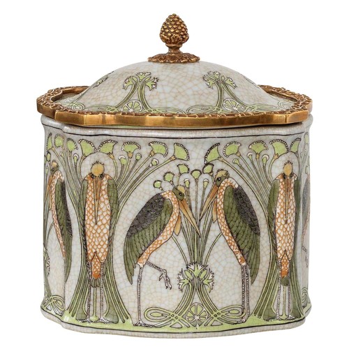 Boîte oiseau porcelaine