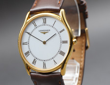 Montre homme neuve Batt "N MINT" LONGINES Grand Classic L4.617.2 Roman Qz...