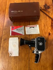 BOLEX Paillard P1 Zoom Reflex 8mm Movie Camera + Berthiot 8-40mm f/1.9 Lens Case
