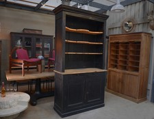 Two body sideboard in fir late 19th century
