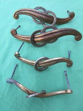 4 (2+2) poignées laiton